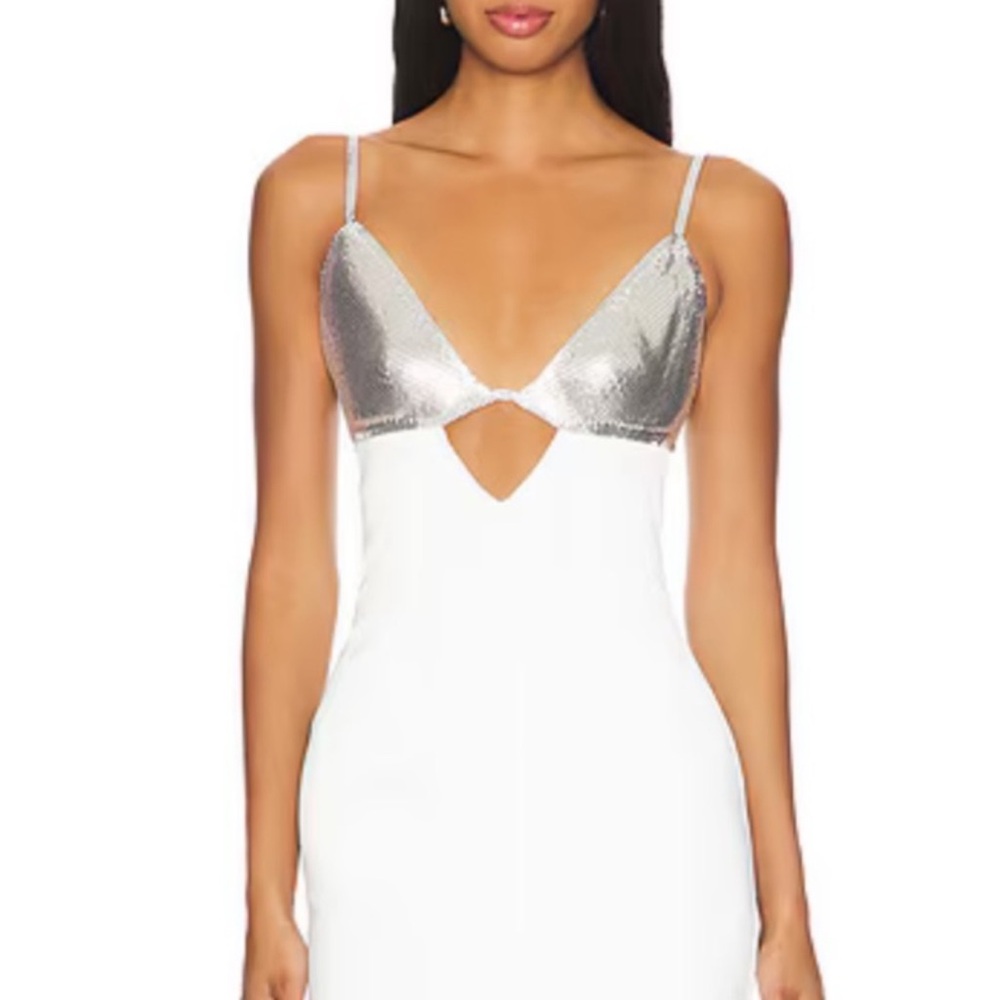 NWT NBD Heera Gown in Ivory Size S $188 - Picture 3 of 11